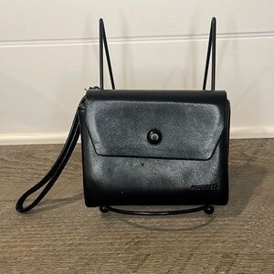 Prettyzys Small Wristlet Bifold Wallet for Women - Black